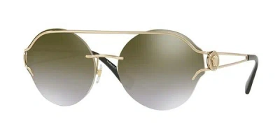Versace Ve2184 12526u Women's Sunglasses Gold Size 61 In Multi
