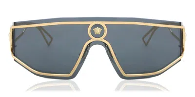 Versace Ve2226 100287 Men's Sunglasses Gold Size 145