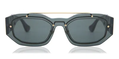 Versace Ve2235 100287 Occhiali Da Sole Chiari Per Uomo In Gray