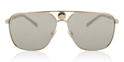 Versace Ve2238 12526g Men's Sunglasses Gold Size 61