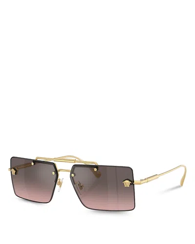 VERSACE VE2245 RECTANGULAR SUNGLASSES, 60MM