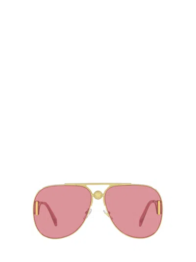 VERSACE VE2255 GOLD SUNGLASSES