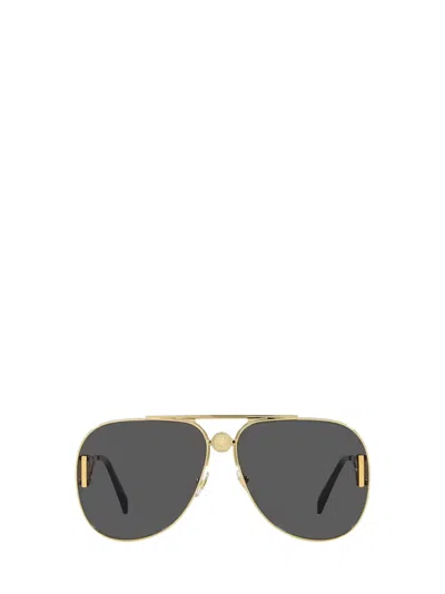 Versace Ve2255 Gold Sunglasses