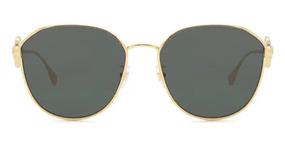Versace Ve2259d Asian Fit 100287 Women's Sunglasses Gold Size 58 In Multi