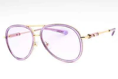 Pre-owned Versace Ve2260-10021a-60 A-lilac-transparent Sunglasses In Purple