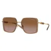 Versace Ve2261 100213 Occhiali Da Sole Marroni Per Donna In Brown