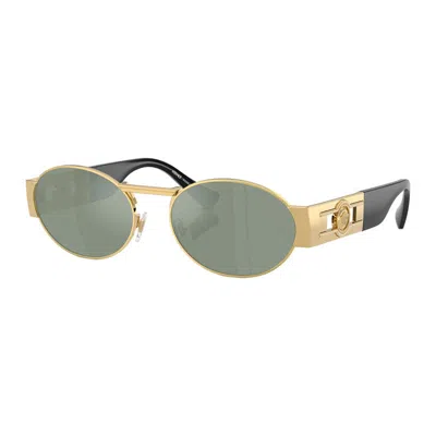 Versace Ve2264 100230 Gold/green Silver Mirror