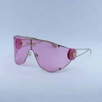 Pre-owned Versace Ve2268 100284 Gold/pink 142--115 Sunglasses Authentic