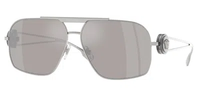 Versace Ve2269 10006g Men's Sunglasses Silver Size 62