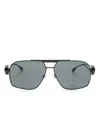 Versace Ve2269 Pilot-frame Sunglasses In Black