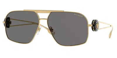 Versace Ve2269 Polarized 100281 Men's Sunglasses Gold Size 62