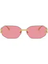Versace Ve2274 Sunglasses In Gold