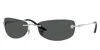 Versace Rectangle-frame Sunglasses In Green
