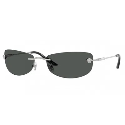 VERSACE VE2279 100087 SILVER/DARK GREY