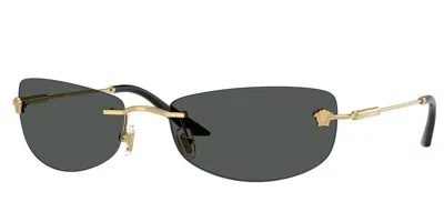 Versace Ve2279 100287 Men's Sunglasses Gold Size 60