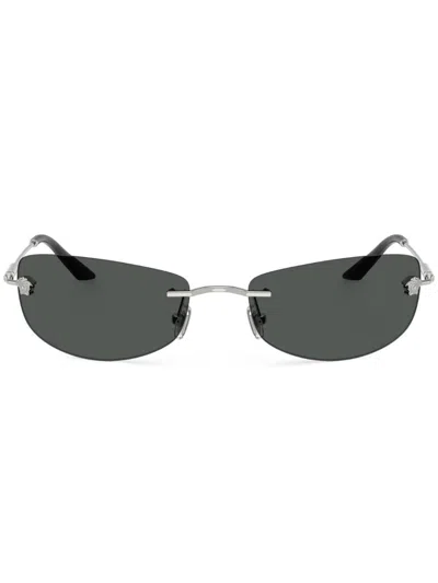 VERSACE RECTANGLE-FRAME SUNGLASSES
