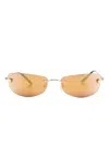 Versace Ve2279 Sunglasses In Gold