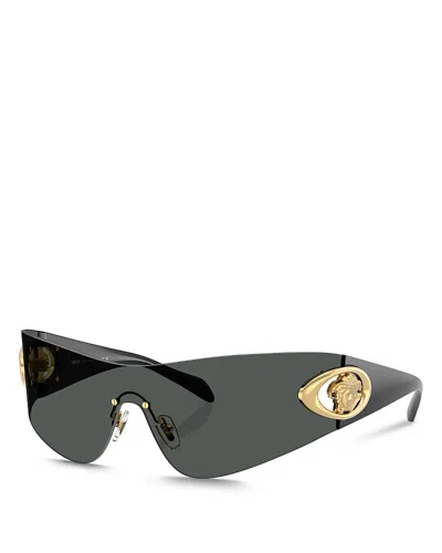Versace Ve2280 Pillow Sunglasses, 142mm In Dark Gray