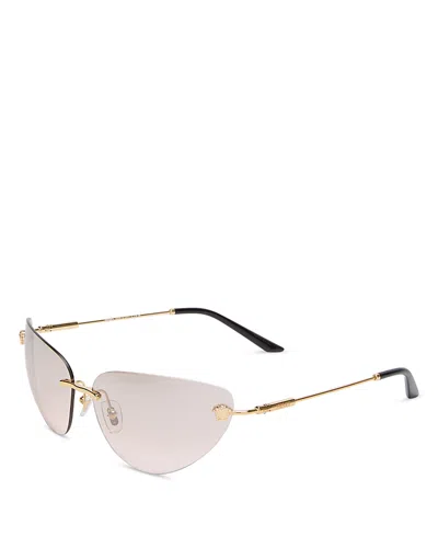 Versace Ve2281 Cat Eye Sunglasses, 64mm In Gold