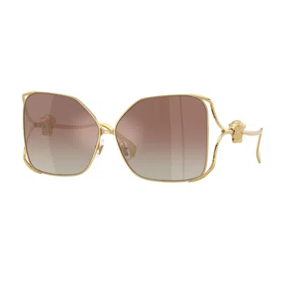 Versace Ve2288 1002b8 Gold/brown Gradient