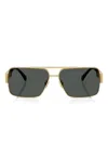 Versace Greca Lunettes De Soleil Navigateur In Gold