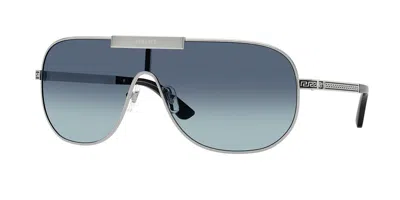 Versace Ve2293 100019 Men's Sunglasses  Size 140 In Blue