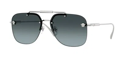 Versace Ve2296 1000v1 Occhiali Da Sole Per Donna In Silver