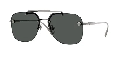Versace Ve2296 100187 Occhiali Da Sole Per Donna In Metallic