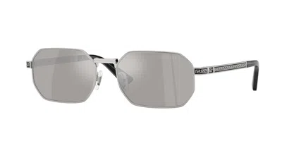 Versace Ve2297 10006g Men's Sunglasses  Size 54 In Gray
