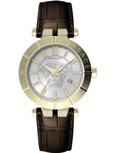Pre-owned Versace Ve2b00321 V-race Mens Watch 43mm 5atm