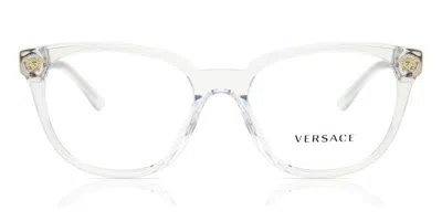 Versace Ve3242a Asian Fit Women's Glasses, Clear, Size 54 In White