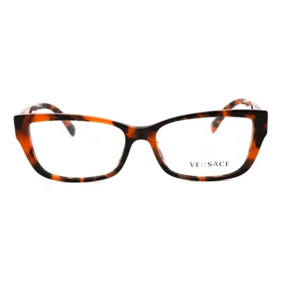 Versace Ve3284ba944 Tortoiseshell Cat-eye Eyeglasses In Brown