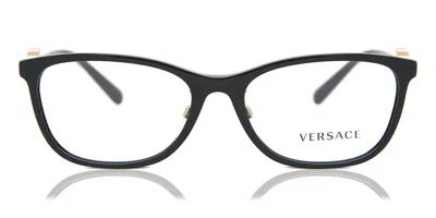 Versace Ve3297d Vestibilità Orientale Gb1 Occhiali Da Vista Neri Per Donna (solo Montatura) In White