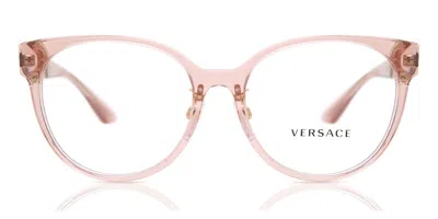 Versace Ve3302d Vestibilità Orientale 5322 Occhiali Da Vista Rosa Per Donna (solo Montatura) In Multi