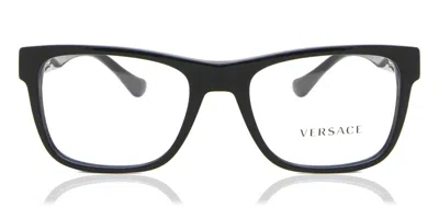 Versace Ve3303 Gb1 Occhiali Da Vista Neri Per Uomo (solo Montatura) In Multi