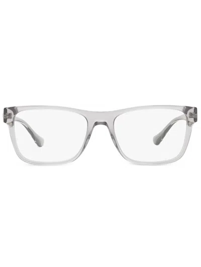 Versace Ve3303 Rectangle-frame Glasses In Gray