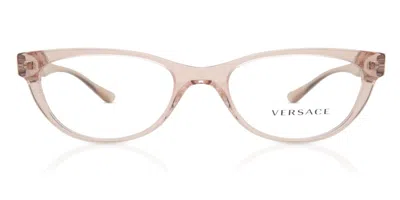 Versace Ve3304 5339 Occhiali Da Vista Rosa Per Donna (solo Montatura) In Multi