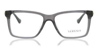 Versace Ve3328f Asian Fit Men's Glasses, Clear, Size 56 In Gray