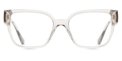 Versace Ve3329b Asian Fit Women's Glasses, Clear, Size 52 In Metallic