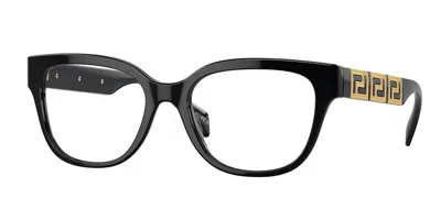 Versace Ve3338 Gb1 Women's Glasses Black Size 52 - Free Lenses - Blue Light Block Available In Green