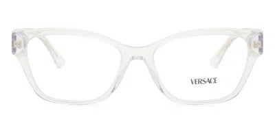 Versace Ve3344 148 Women's Glasses Clear Size 54 - Free Lenses - Blue Light Block Available In White