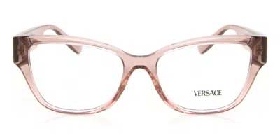Versace Ve3347 Women's Glasses, Pink, Size 52 In Brown
