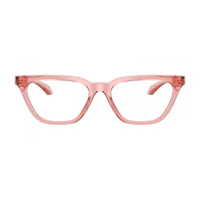 Versace Ve3352u5452 Cat-eye Full Rim Eyeglasses In Pink
