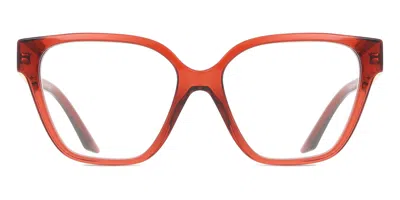 Versace Ve3358b Women's Glasses, Red, Size 54 In Brown