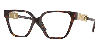 Versace Ve3358b Women's Glasses, Tortoiseshell, Size 52 In Brown