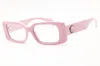 Versace Ladies Pink Rectangular Eyeglass Frames 0ve3362u In Pink