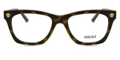 Versace Ve3363u Men's Glasses, Tortoiseshell, Size 50 In Brown