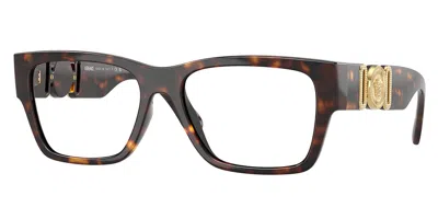 Versace Ve3368u Men's Glasses, Tortoiseshell, Size 55 In Brown