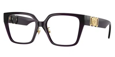 Versace Ve3371d Asian Fit 5263 Women's Glasses Purple Size 54 - Free Lenses - Blue Light Block Available In Black