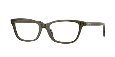 Versace Ve3375 5542 Women's Glasses  Size 52 - Free Lenses - Blue Light Block Available In Green